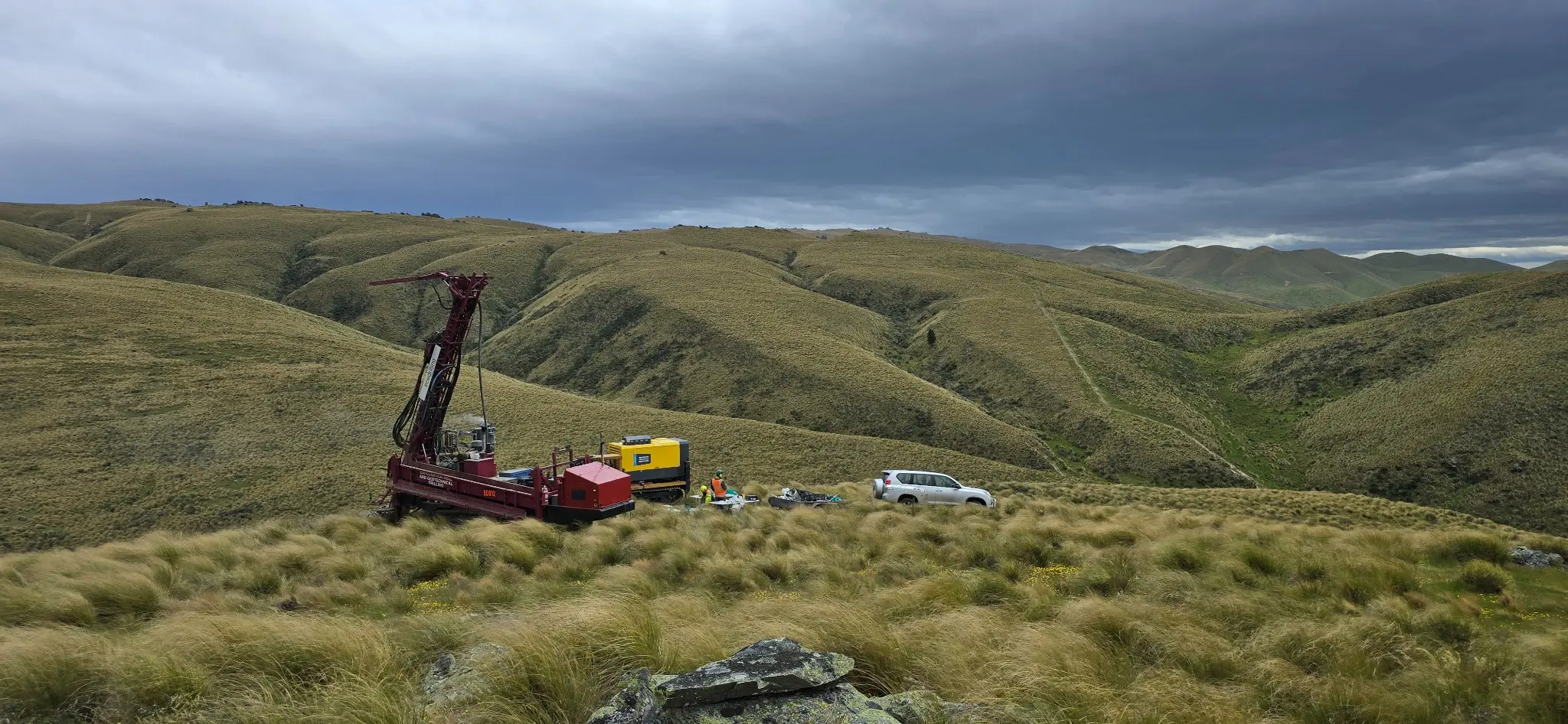 RC drilling in Central Otago