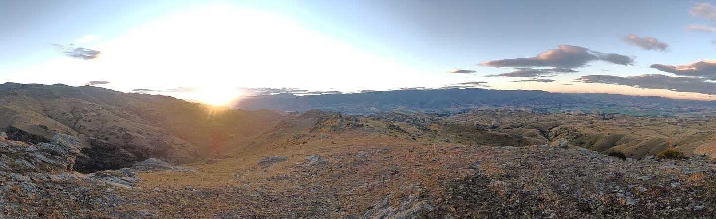 Central Otago schist terrain